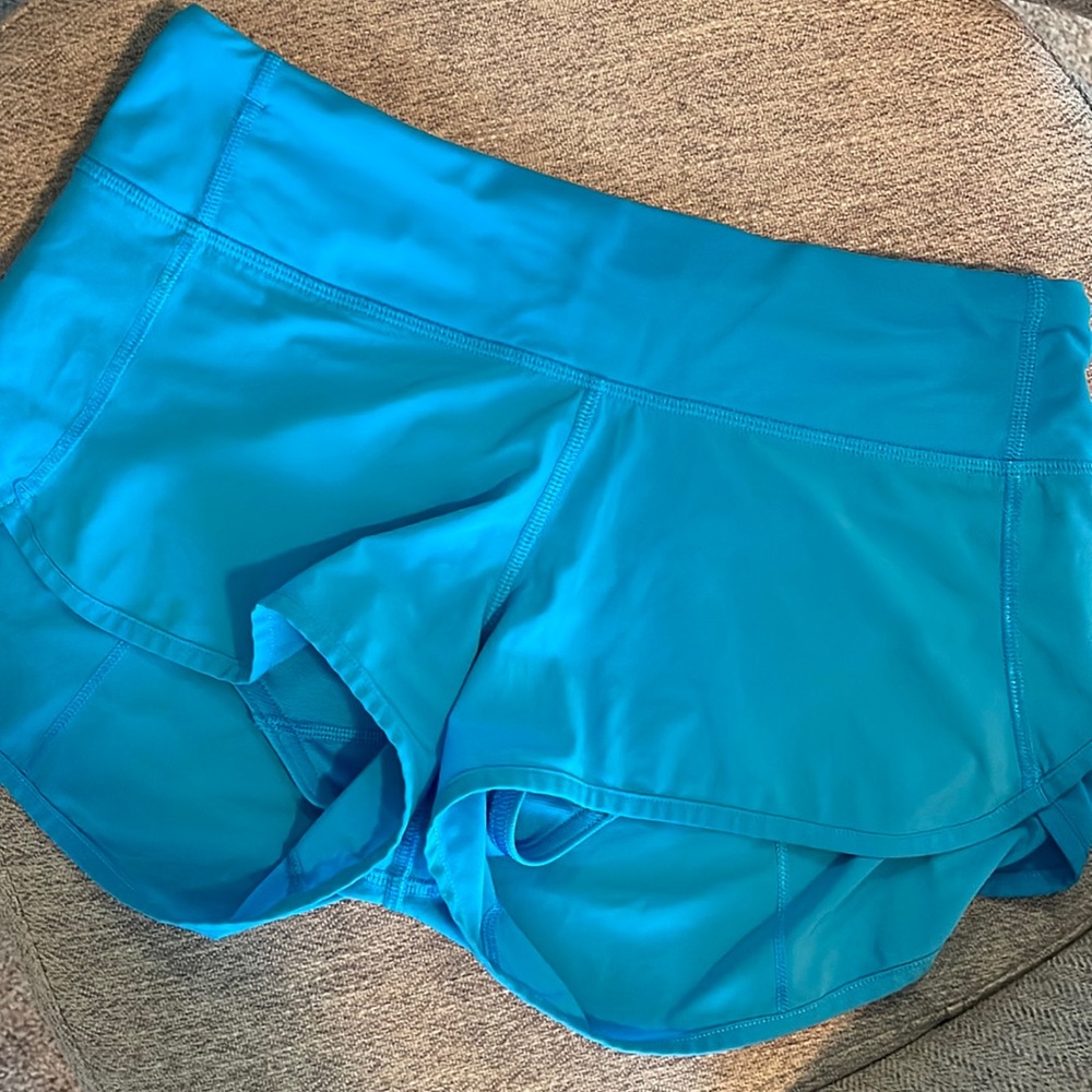 Blue Lululemon Speed Short